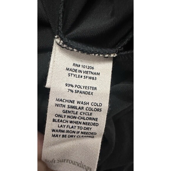 Soft Surroundings Penelope Wide Leg Jumpsuit Women's 2X Black Sleeveless Classic - Picture 6 of 12